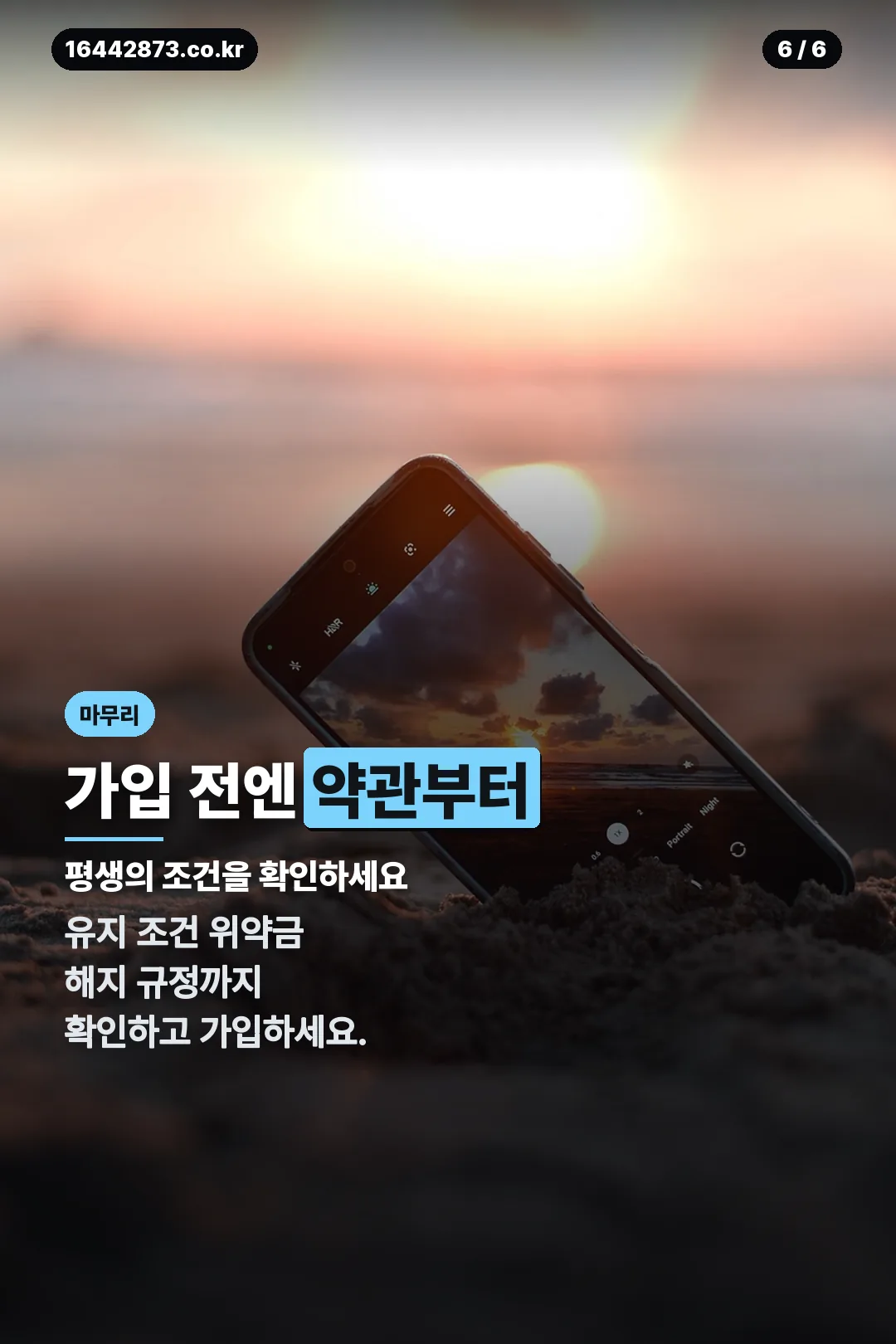가입 전 약관부터 확인