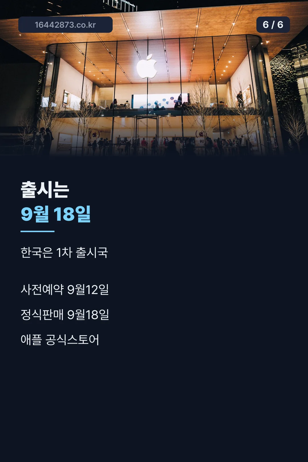 출시일 정리