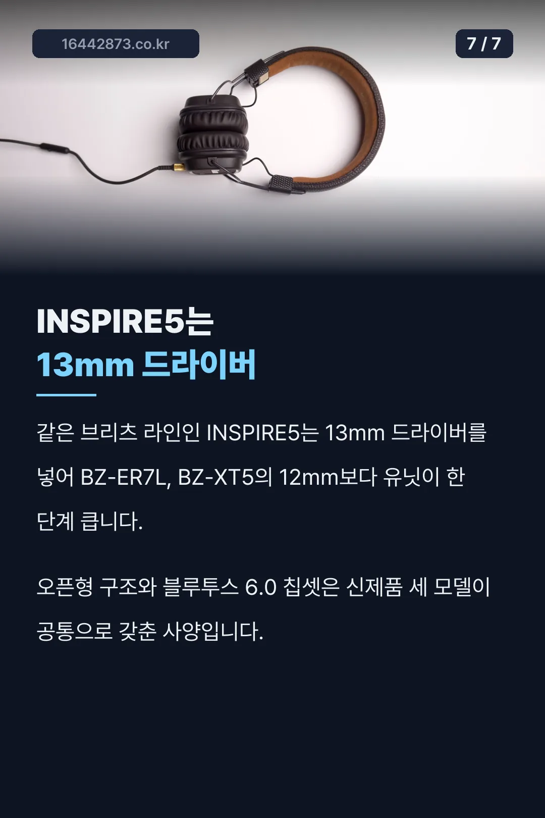브리츠 INSPIRE5 드라이버